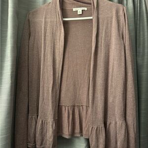 Women's Mauve Sweater Cardigan